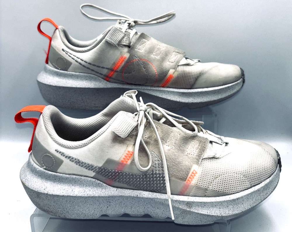 Nike Crater Impact Shoes Summit White Grey Fog DB3551-100 - 6.5Y/ Womens 8.5 GUC